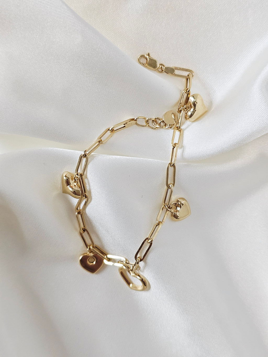 Heart Charm Bracelet
