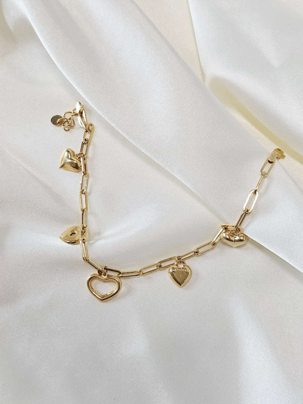 Heart Charm Bracelet