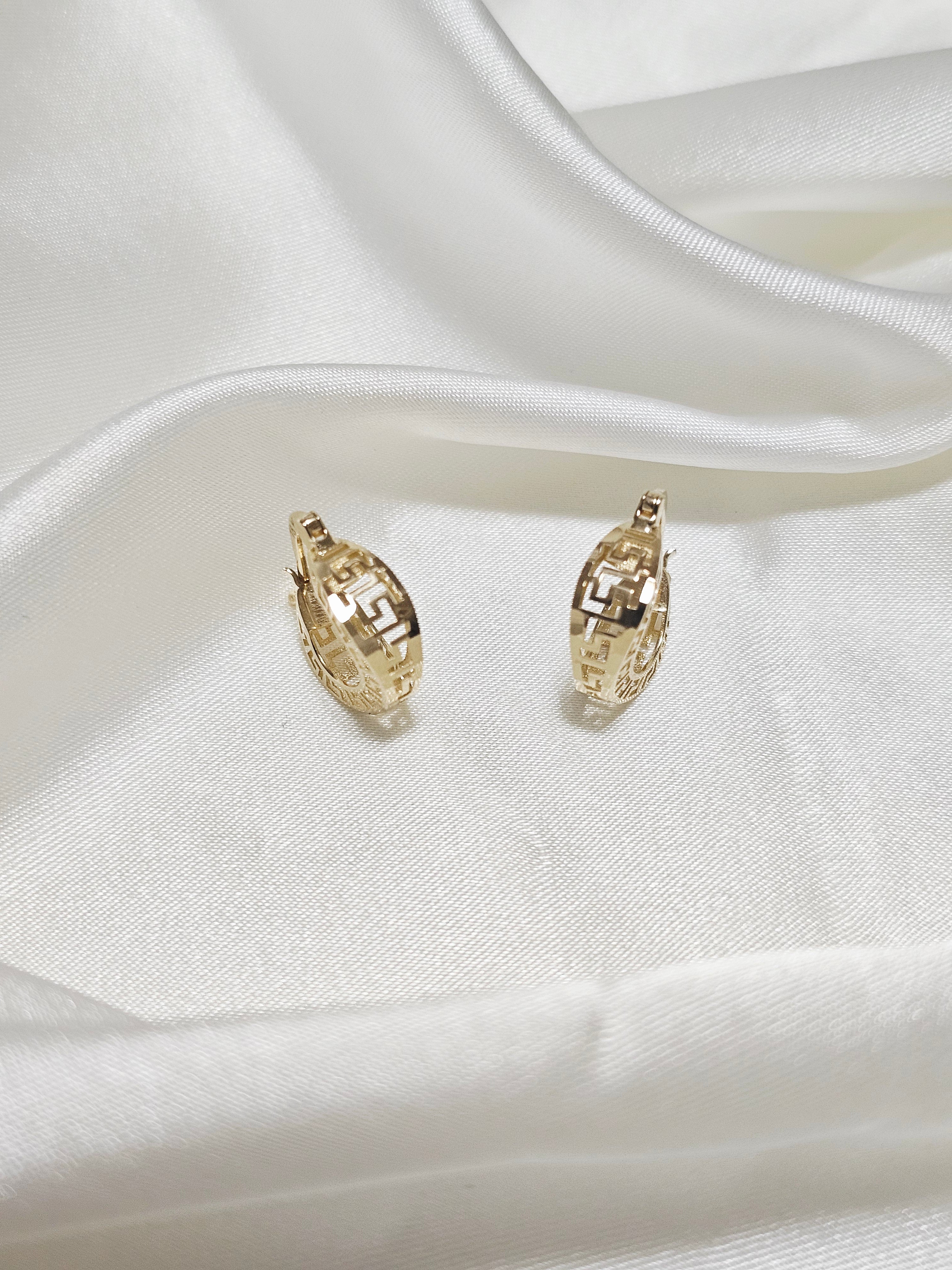 Fendi Inspired Loop Earrings