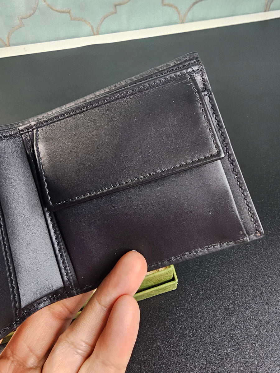 GUCCI  BI-FOLD WALLET GG SUPREME KINGSNAKE