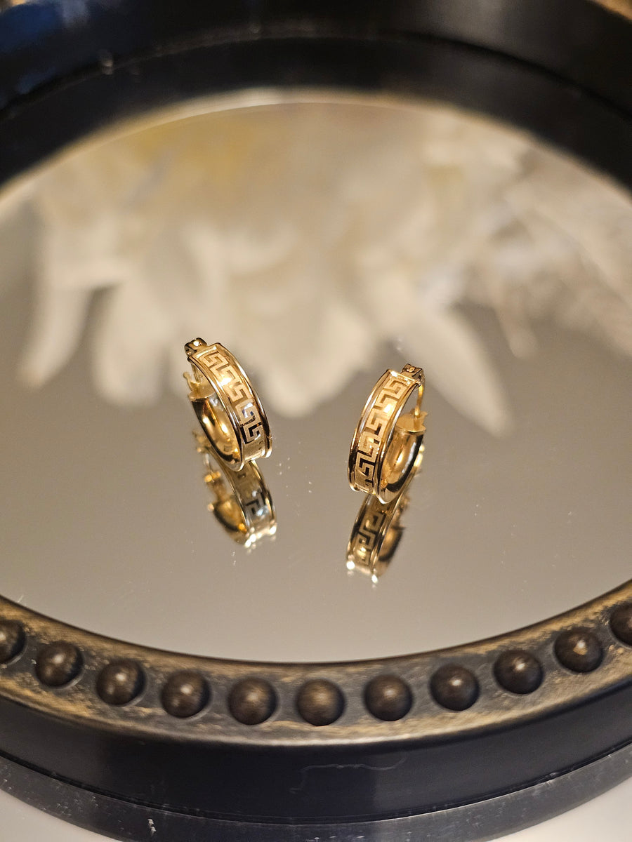 Huggies Fendi Inspired Loop Earring