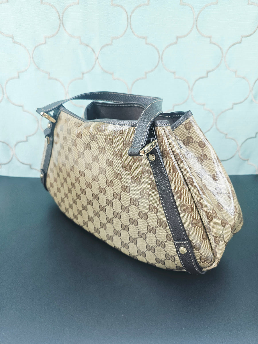 GUCCI CRYSTAL ABBEY SHOULDER NAG