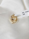 Small Plain Loop Earrings