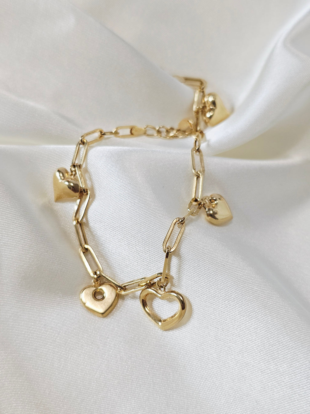 Heart Charm Bracelet