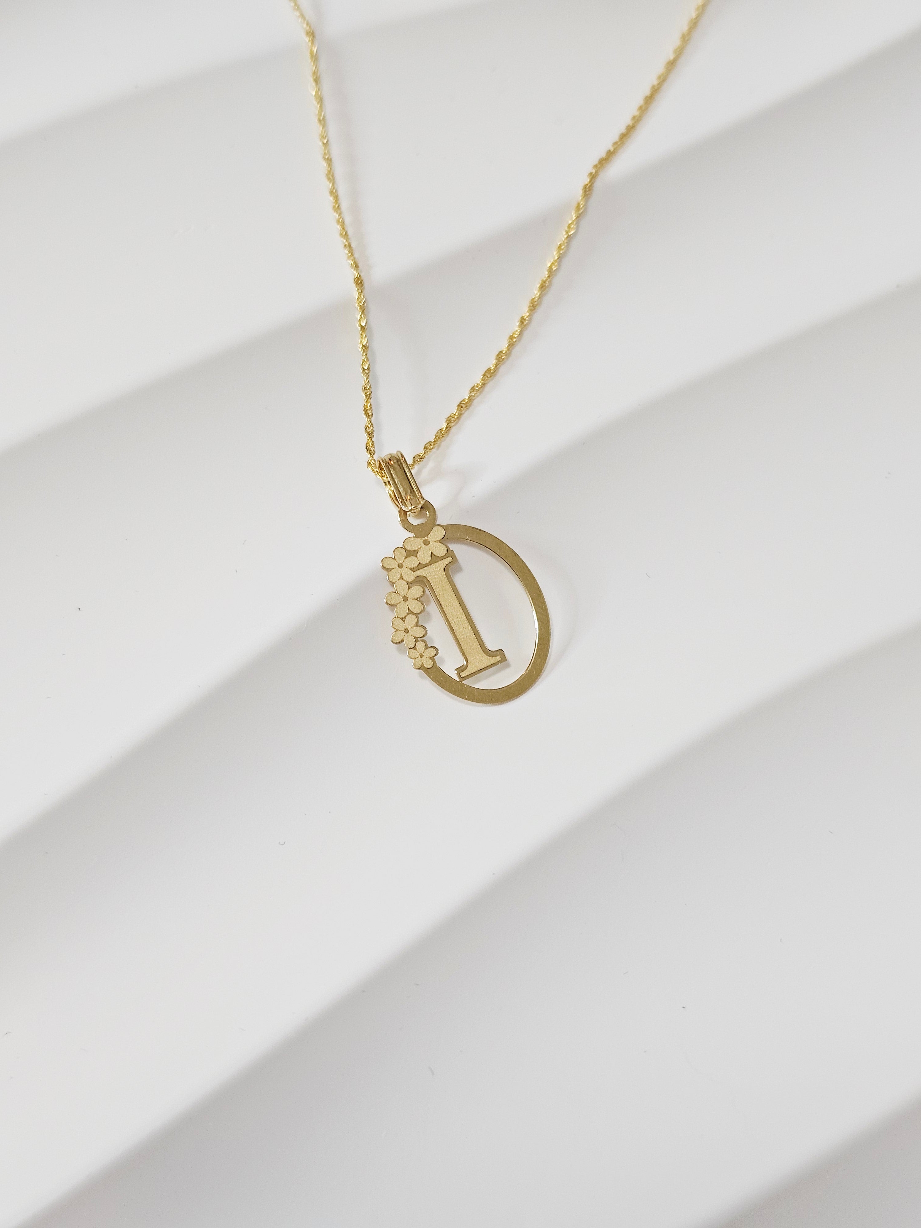 Letter I Pendant