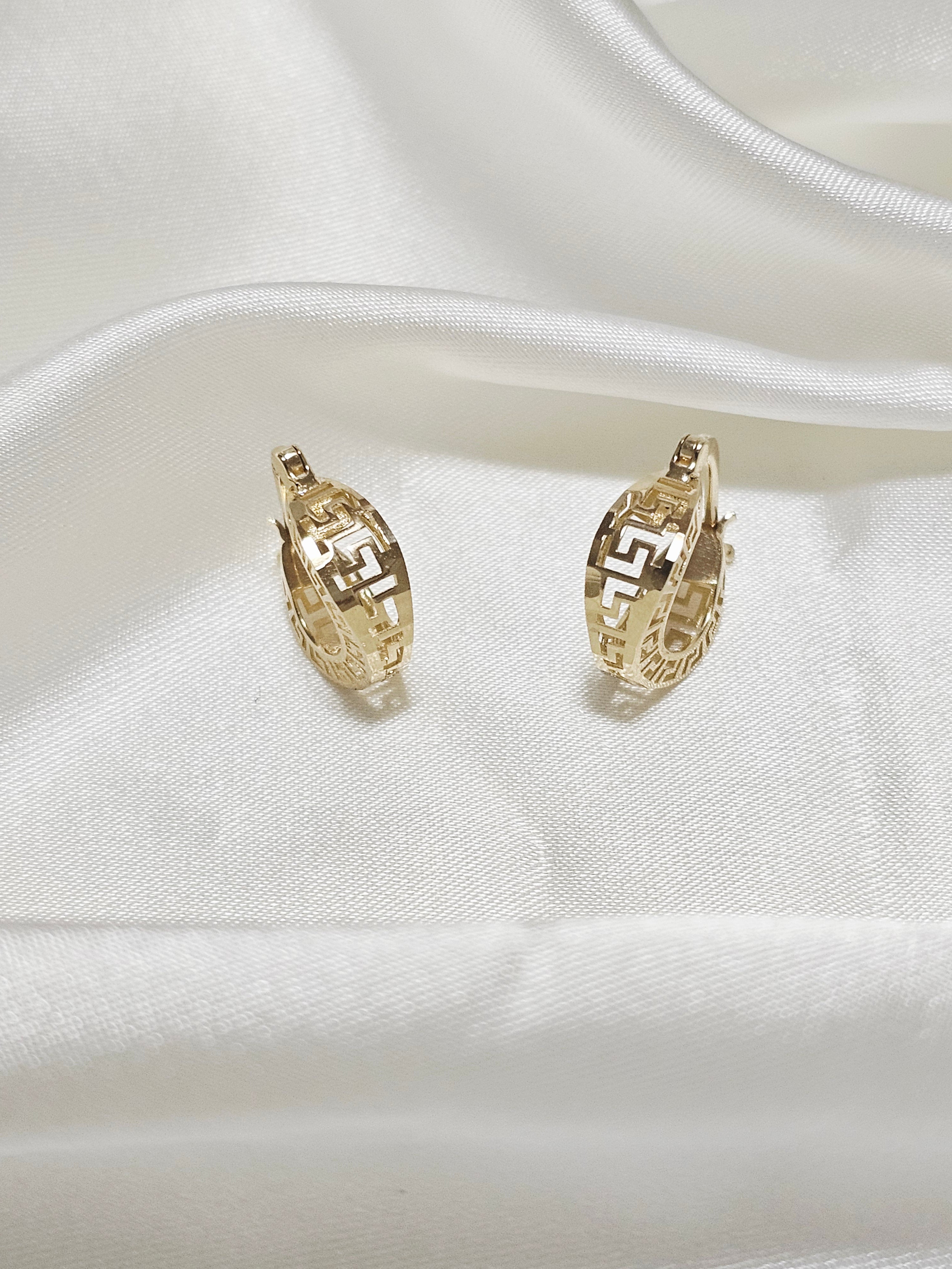 Fendi Inspired Loop Earrings