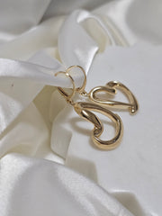Happy Heart Dangling Earrings