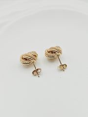 Cinnamon/Knot  Set Necklace/Earrings