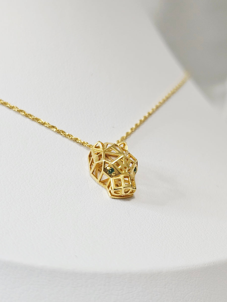 Panther Pendant with Chain